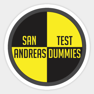 The San Andreas Test Dummies Logo Option Sticker